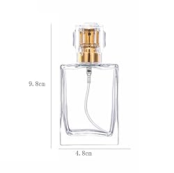 2 Pack 30ml Clear Glass Perfume Bottle