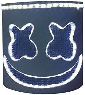 DJ Mask Party LED Mask Helmet Cosplay Costume Halloween Party Props Bar DJ Mask