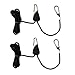 Pair of Heavy Duty Adjustable Grow Light Ratchet Rope Hanger Yoyo for Grow Light Fixtures & Gardening by Hongville (1/8