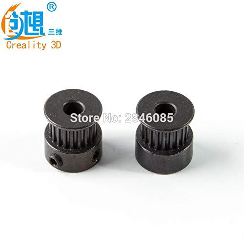 Laliva 3D Printer - 3D Printer Accessories Synchronizing Wheel Timing Pulley GT2 20 Teeth Support Timing Belt GT2 for Ender-3 - (Size: 3pcs)