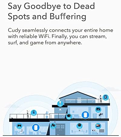 Cudy AC1200 Gigabit Full Mesh WiFi System, Dual Band, Extensor WiFi, Portas Gigabit, Antenas de Alto Rendimento, VPN, Cloudflare, Conecte até 100 dispositivos, M1300 3 Pacote