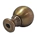 Royal Designs Small Ball Lamp Finial for Lamp Shade, 2 Inch, Antique Brass - Set Of 2