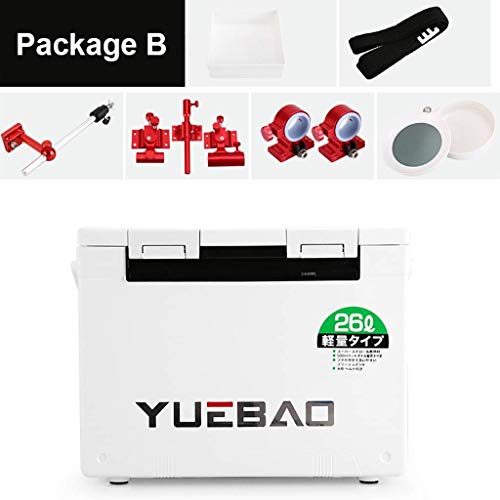 ZFF Fischereikasten Sitz Multifunktional Draussen Isolierung Angelbox 26L Groß Kapazität Angeln Lebende Köder Kühler… – Bild 3