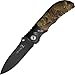 Elk Ridge - Outdoors Folding Knife - 3.5-in Closed, 2.5-in Black Stainless Steel Blade, Camo Coated Handle, Pocket Clip - Hunting, Camping, Survival - ER-133, Multi, One Size