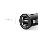 Car Charger, AUKEY 4.8A / 24W Dual USB Car Charger Adapter for Apple iPhone 7s, 7s Plus and Android Devices