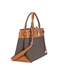 Cartera estampada con el logotipo grande de Michael Kors Gramercy