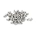 uxcell M1.6x4mm 316 Stainless Steel Countersunk Phillips Machine Screws Bolts 50 Pcs