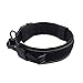 Yunleparks Highly Reflective Dog Collar Tactical Dog Collar with Military Nylon Heavy Duty Metal Buckle and Control Handle for Medium and Large Dogs,1.5″ Width (XL, Black)thumb 1