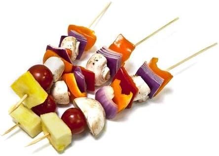 Prexware 12โ Bamboo Skewers- Natural Bamboo 12โ BBQ Skewers 3mm Thick Perfact Size.