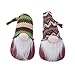 GMOEGEFT Swedish Tomte Christmas Gnome Plush, Scandinavian Santa Gnome Holiday Home Decorations Table Ornament, 12 Inches - Set of 2(E)