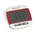 PINGKO Portable LCD Digital Multi Pedometer Calorie Counter Walking Step Distance Pedometer with Clock - Red