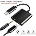 USB C to 3.5mm Headphone Adapter with Fast Charging Compatible for Pixel 3 3XL 2 2XL, Galaxy Note 10/10+, iPad pro 2018, HTC, Essential Phone,Xiaomi and More USB C Devices(Not for Moto and OnePlus)thumb 1