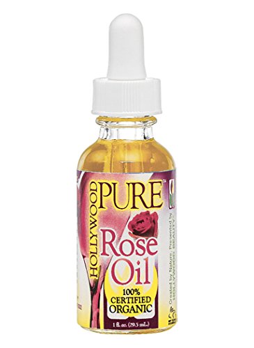 Hollywood Beauty Pure Organic Rose Oil, 1 Fluid Ounce