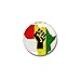 CafePress - Rasta Black Power Africa Mini Button - 1