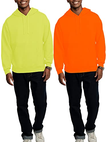 Fruit of the Loom Eversoft - Sudaderas y sudaderas con capucha para hombre,  2 unidades, co