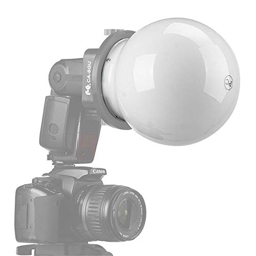 Flash Light Adapter Kit Accessory K9/K-9 Globe Diffuser for Speedlite Speedlight Photo Studio softbox - Thumbnail 2