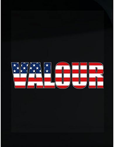 Us Flag Valour - Sticker