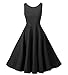 NINEWE Women's Classy Audrey Hepburn 1950s Vintage Rockabilly Swing Dress