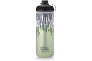 Polar Bottle Breakaway Muck Insulated Mountain Bike Water Bottle - BPA Free, Cycling & Sports Squeeze Bottle with Dust Cover