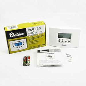 Robertshaw RS5220 2 Heat/ 2 Cool Digital 5-2 Day Programmable