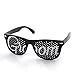 Groom Party Wedding Sunglasses - Perfect Favors for Bachelor Parties, Receptions, Pictures, and Photo Booths (1x Groom, 1x Best Man, 4x Groomsman, Black and White)
