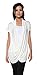 Free to Live Women's Lightweight Short Sleeve Criss Cross Pullover Nursing Top Ivory