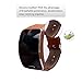 Leather Wristband for Samsung Gear S Smart Watch SM-R750 by HOLACA Genuine Leather Bracelet Band Replacement For Samsung Galaxy Gear S SM-R750 (Brown)