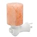 ANTEQI Natural Household Salt Lamp Himalayan Amber Glow Night Light [ Air Purifier, UL Wall Plug, 10.58 OZ ] Night Lamp for Home Office Bedroom Gift (Round Mini Lamp)
