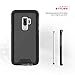 ZIZO ION Series for Samsung Galaxy S9 Plus Case Military Grade Drop Tested with Tempered Glass Screen Protector Black Smoke