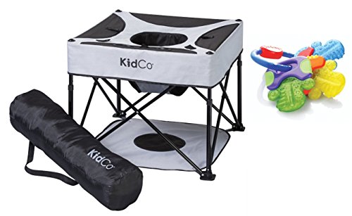 KidCo Go-Pod Infant Activity Seat with Icy Teething Keys, Midnight