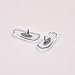 2pc Premium Replacement Nose Pads for Ray-Ban Aviators w/ Retainers & Lens Cloth (Clear)