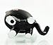 Rare Black Cat Green Eyes Flower Patch Kids Toy Littlest Pet Shop LPS #2249