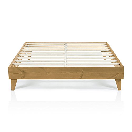 Cardinal & Crest Wood King Bed Frame No Box Spring Needed Easy