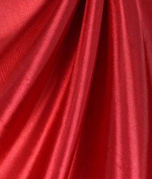 Red Taffeta Fabric - by the Yard