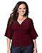 Kiyonna Women's Plus Size Keira Kimono Sleeve Top