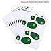 St.particks Day Decorations, Konsait St.Patrick Leprechaun Footprint Floor Decals Removable Shamrock Foot Stickers for Window Walls Saint Patty's Day Party Favors Supplies Decoration(16 Pairs)