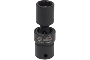 Sunex 810zuMMG 1/4-Inch Drive 10-Mm 12-Point Magnetic Universal Impact Socket