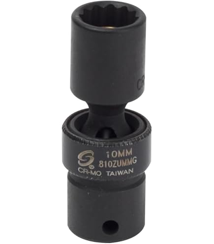 Sunex Schlag-Steckschlüssel – 1/2 Zoll Antrieb, 10 Mm, 12-kant, Aus Chrom-Molybdän