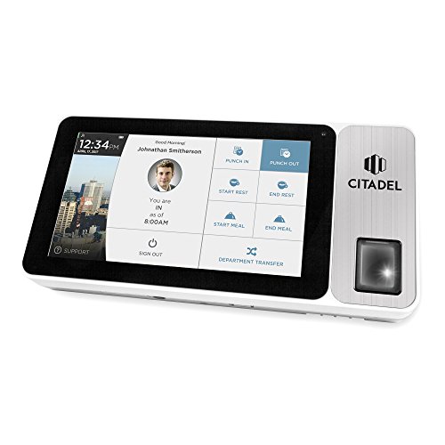 Citadel OB2000 Web Based Tablet Time Clock with Camera, 7" Touch Screen, and Fingerprint, RFID, & Pin Punching Capability - Thumbnail 2