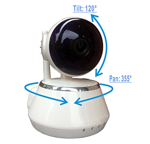 UPC 094393448976, Zebora ZQF510 720P Remote Monitoring Surveillance Internet WiFi Wireless IP Security Camera, Baby Video Monitor or Pet Monitor with Motion Detection, Two-way Audio and Night Vision