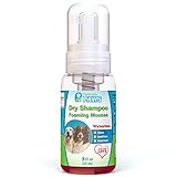 Dry Shampoo for Dogs - Waterless Foaming Mousse - Mango & Pomegranate - 8oz