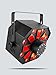 CHAUVET DJ Swarm Wash FX 4-in-1 RGBAW Rotating Derby w/LED Wash Light, Red/Green Laser and White SMD Strobes