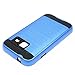 Galaxy J1 mini Case, ZeopoCase 2-Piece Style Hybrid Shockproof Hard Case Cover for Samsung Galaxy J1 Mini (Blue)