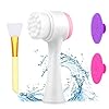 2-In-1-Facial-Cleansing-Brush-Silicone-Face-Mask-Brush-Silicone-Face-Scrubber-for-Anti-Aging-Skin-Cleanser-and-Deep-Exfoliator-Makeup-Tool-for-Facial-Skin-Care4PCS 4 In 1 Facial Cleansing Brush, Silicone Face Mask Brush Silicone Face Scrubber for Anti-Aging Skin Cleanser and Deep…