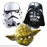 Star Wars 3 Mask Pack - Stormtroooper, Darth Vader and Yoda