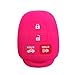 Coolbestda Rubber Key fob Remote Protector Cover Case Skin Jacket for 2016 2017 2018 2019 Toyota Corolla SE Camry SE LE Highlander RAV4 Avalon Venza Sequoia HYQ12BDM