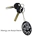 Black Smart Emergency Personal Alarm Key Chain for Women,Kids,Girls,Superior,Explorer Bag Decoration Self Defense Electronic Device with 120 Decibel Suitable