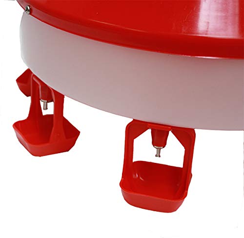 Stükerjürgen Geflügeltränke - Hängetränke mit 8 Nippeln und Cups für Hühner – Bild 3