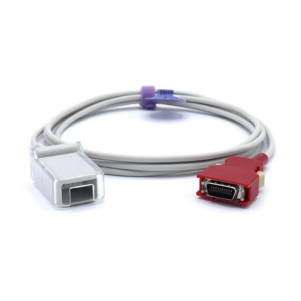 Sino-K Compatible for Masim 2056 Red LNC-10 SpO2 Adapter Extension Cable 7.2 ft