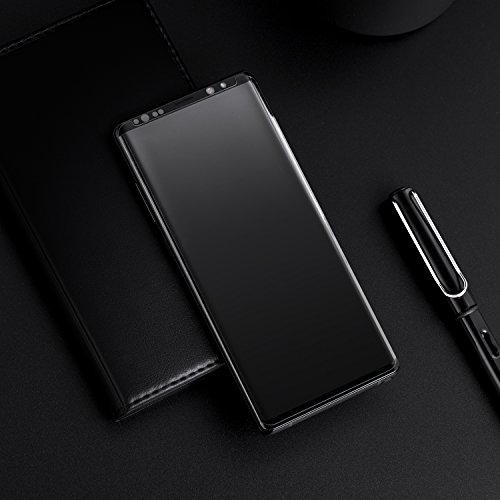 2 Pack HD Galaxy Note 9 Screen Protector,Tempered Glass for Galaxy Note 9 [3D Full Edge Covered] [9H Hardness] [Anti-Dirty] Case Friendly Glass Protector for Samsung Galaxy Note 9 - Thumbnail 5